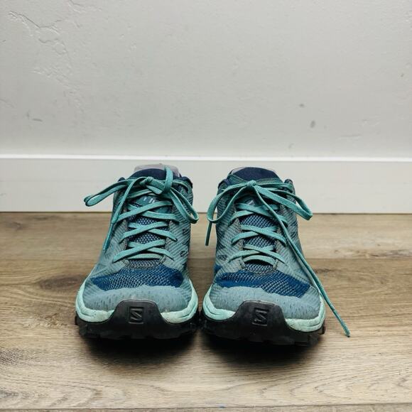 Solomon Outline GTX Blue Sneakers Women’s Size 9 - Picture 3 of 10